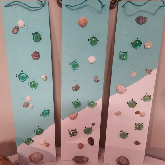 Set of 3 Wall Beach Decor - Picture 1 of 1